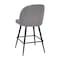 Flash Furniture 2PK 26" Gray Faux Linen Armless Counter Stool AY-1026H-26-GYFAB-GG - alternate 6